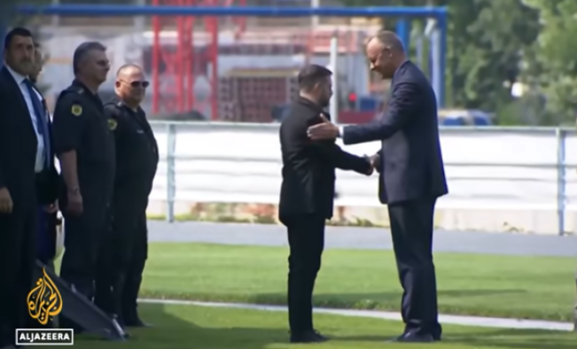 Kanselir Jerman Friedrich Merz bertemu dengan Presiden Ukraina Volodymyr Zelenskyy/Foto: tangkap layar YouTube Al Jazeera